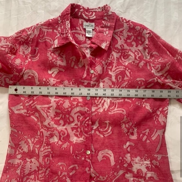 Chicos linen blend blouse jacket size 1 - Picture 7 of 11